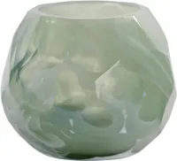 Light & Living theelichthouder glas eliza 10x9cm groen