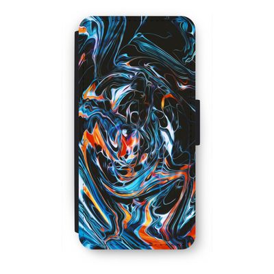 Black Unicorn: iPhone SE 2020 Flip Hoesje