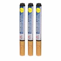 Rayher hobby textielstiften - 3x - glitter goud - dikke punt - voor op kleding/stof