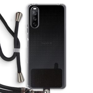 Musketon Halftone: Sony Sony Xperia 10 III Transparant Hoesje met koord