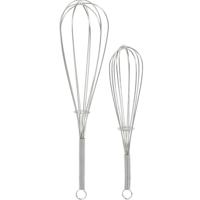 Garde set - 2-delig - zilver - rvs - 19/24 cm - Keukengerei/bakgerei - thumbnail