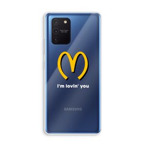 I'm lovin' you: Samsung Galaxy Note 10 Lite Transparant Hoesje