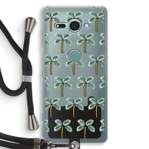 Paradise: Sony Xperia XZ2 Compact Transparant Hoesje met koord