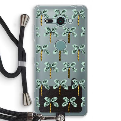Paradise: Sony Xperia XZ2 Compact Transparant Hoesje met koord