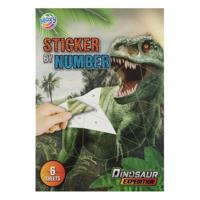 Creative Craft Group Dino stickeren op nummer