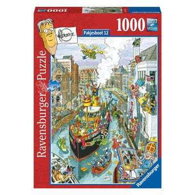 Ravensburger Legpuzzel stoomboot sinterklaas, 1000st.