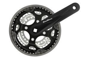 SunRace FCM300 Crankstel 170 mm 5-8V - Zwart