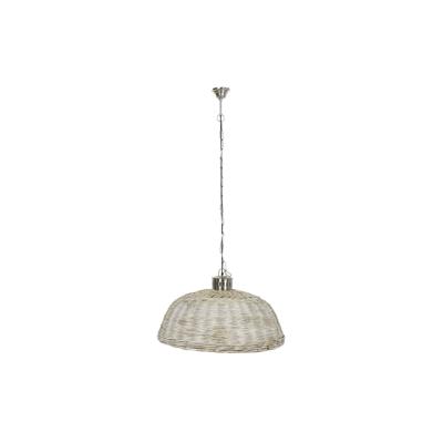Plafondlamp DKD Home Decor Zilverkleurig Natuurlijk Metaal 50 W 80 x 80 x 47 cm