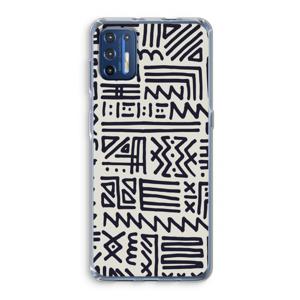 Marrakech print: Motorola Moto G9 Plus Transparant Hoesje