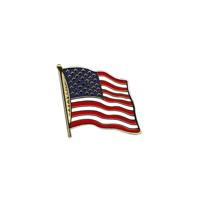 USA vlag pin - 20 mm - metalen pin - feestversiering - Amerikaanse broche/speldje - thumbnail