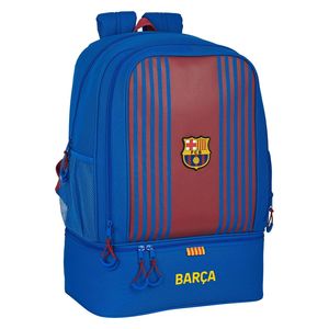 Sporttas met Schoenenhouder F.C. Barcelona M825 Kastanjebruin Marineblauw