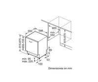 Siemens iQ300 SN63HX52AE vaatwasser Volledig ingebouwd 13 couverts D - thumbnail