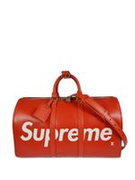 Louis Vuitton Pre-Owned x Supreme sac de voyage Keepall Bandoulière 45 (2017) - Rouge - thumbnail