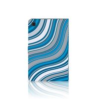 Samsung Galaxy Tab A7 (2020) Tablet Hoes Waves Blue - thumbnail