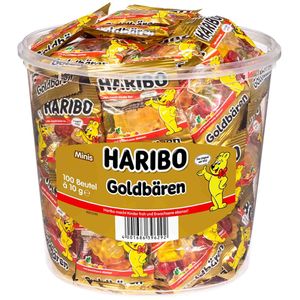 Haribo - Goudberen - 100 Mini zakjes