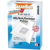 Scanpart m187ele11 microfleece+ s-bag stofzak 4stuks Scanpart m187ele11 microfleece+ s-bag stofzak 4stuks