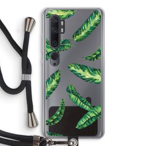 Lange bladeren: Xiaomi Mi Note 10 Pro Transparant Hoesje met koord
