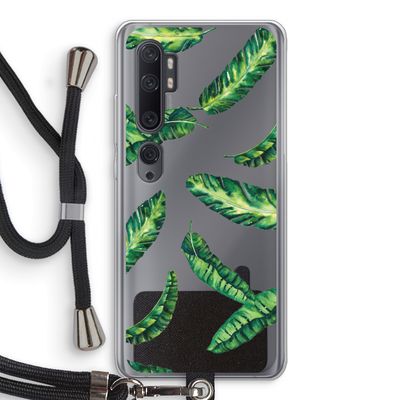 Lange bladeren: Xiaomi Mi Note 10 Pro Transparant Hoesje met koord