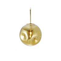 Leitmotiv - Hanglamp Blown Glass - Rond Messing - Ø30cm