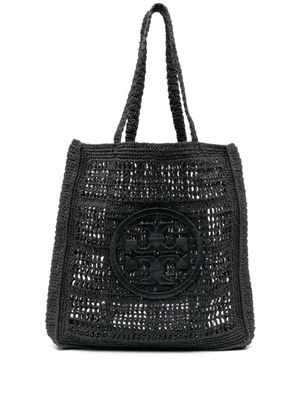 Tory Burch sac cabas Ella en crochet - Noir