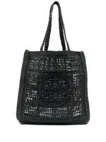 Tory Burch sac cabas Ella en crochet - Noir