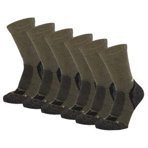 Xtreme Hiking Sokken Wol 6-pack Multi Green-35/38