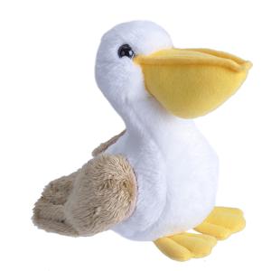 Wild Republic Pluche Pelikaan - knuffel vogel - 13 cm - zeevogels