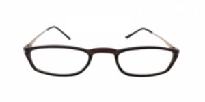 HIP Leesbril bruin/goud metaal +3.0