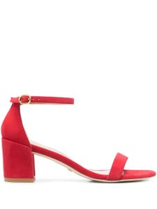 Stuart Weitzman sandales Simple à bout ouvert - Rouge