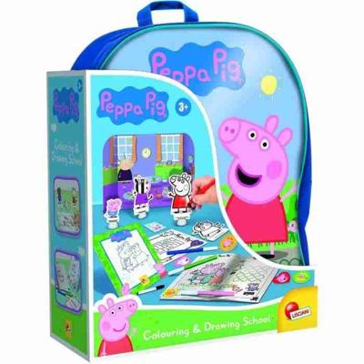 Kleurrugzak en tekenschool - Peppa Pig - LISCIANI