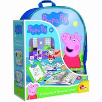 Kleurrugzak en tekenschool - Peppa Pig - LISCIANI