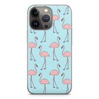 Anything Flamingoes: iPhone 13 Pro Transparant Hoesje