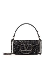 Valentino Garavani petit sac porté épaule Locò à ornements - Noir