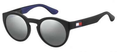 Tommy Hilfiger zonnebril TH1555/S D51/T4 heren zwart met spiegellens maat M