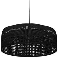 BePureHome Construct Hanglamp - Bamboe - Zwart - 30x65x65 - thumbnail