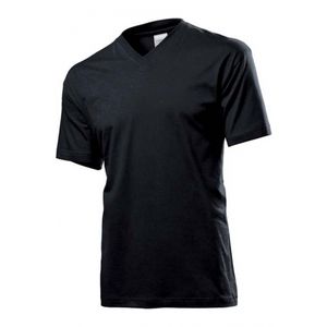 Zwart t-shirt v-hals