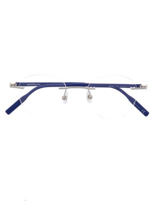 Montblanc lunettes de vue à monture ronde