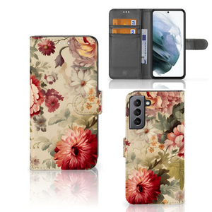 Hoesje voor Samsung Galaxy S21 FE Bloemen