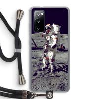 Spaceman: Samsung Galaxy S20 FE / S20 FE 5G Transparant Hoesje met koord - thumbnail