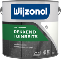 Wijzonol Dekkend Tuinbeits - RAL 9010 - 2,5 liter - thumbnail