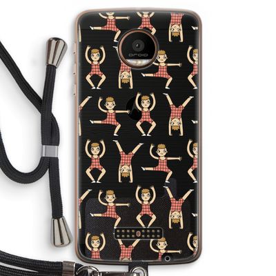 Gymboys: Motorola Moto Z Force Transparant Hoesje met koord