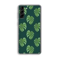 Monstera leaves: Samsung Galaxy S21 Plus Transparant Hoesje