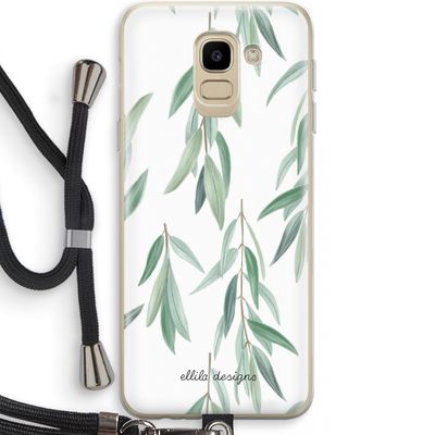 Branch up your life: Samsung Galaxy J6 (2018) Transparant Hoesje met koord