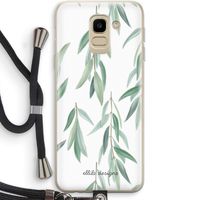 Branch up your life: Samsung Galaxy J6 (2018) Transparant Hoesje met koord
