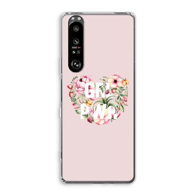 GRL PWR Flower: Sony Xperia 1 III Transparant Hoesje