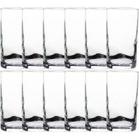 36x Stuks transparante drinkglazen 210 ml van glas