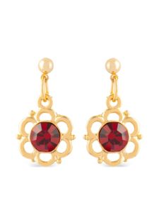 Susan Caplan Vintage boucles d'oreilles à ornements en cristal (années 1980)