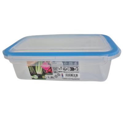 Vershoudbakje 1,5 liter - transparant - kunststof - 24 x 15 x 8 cm - Luchtdicht afgesloten