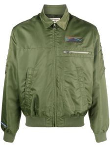 Zadig&Voltaire veste bomber satinée à détails appliqués - Vert