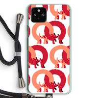 Dogs: Pixel 5a 5G Transparant Hoesje met koord